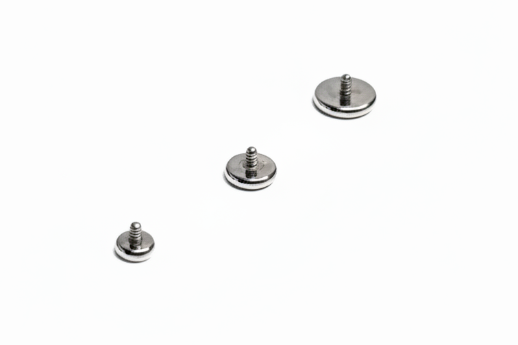 Disco plano — Roscado interno