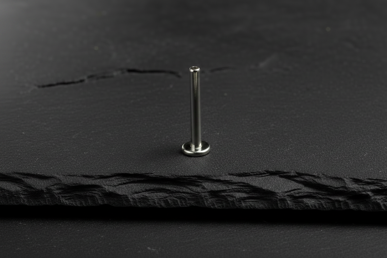 14G | Threadless Labret Flatback Post
