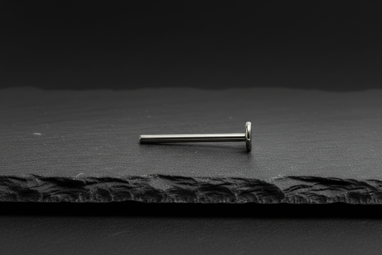 14G | Internally Threaded Labret Flatback Post