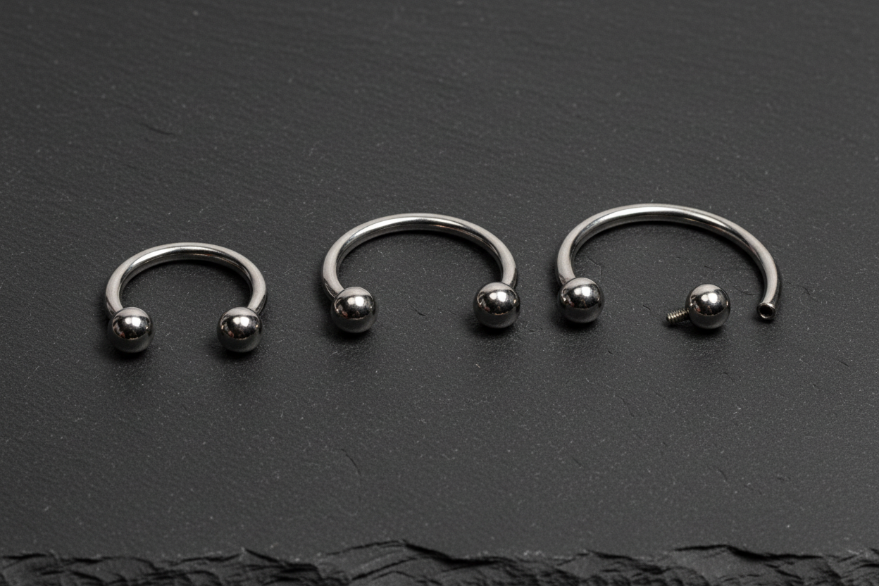 Circular Barbell "Horsehoe"| 16G & 14G