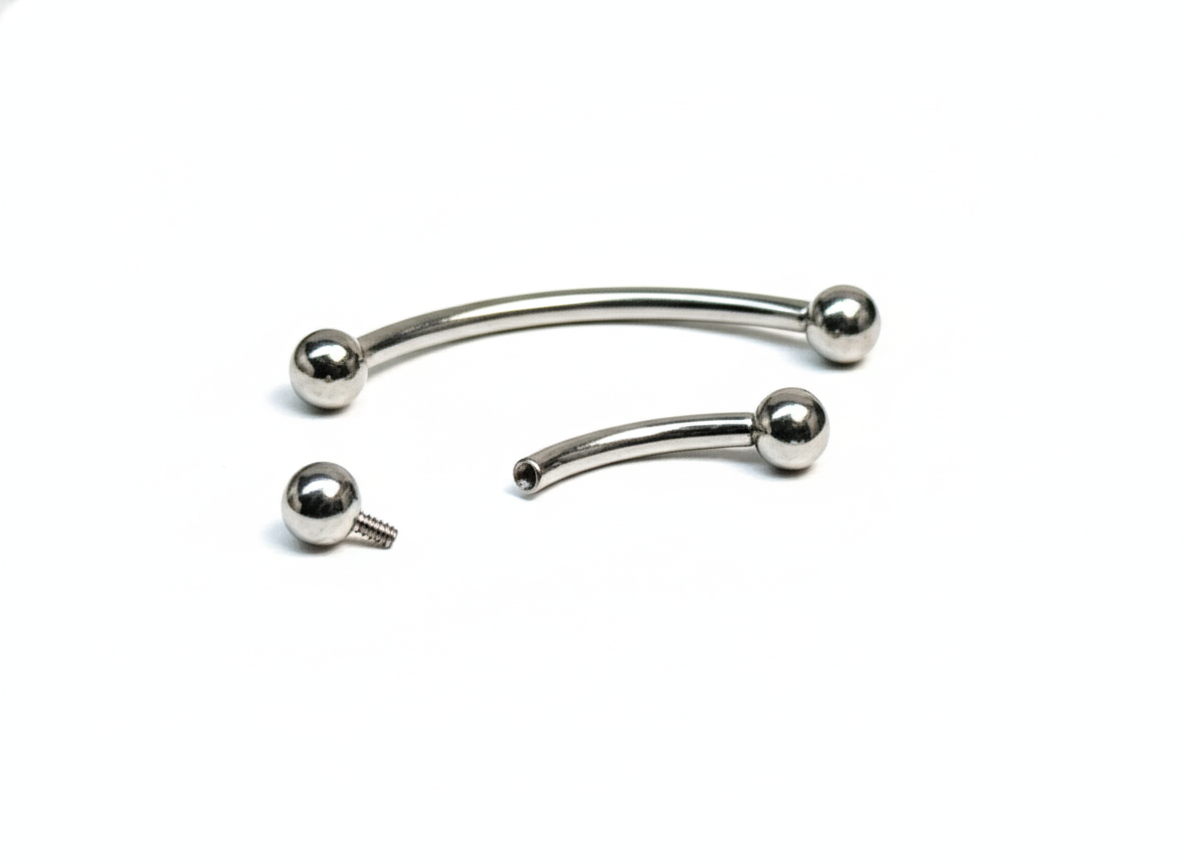 Curved Barbell with Ball Ends | 16G |