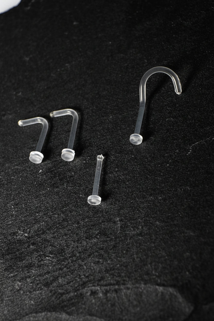 Retenedores de piercing de bioplasto