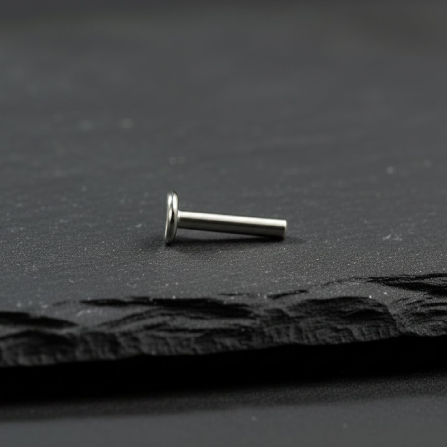 Bases Labret Planas de Titanio sin Rosca