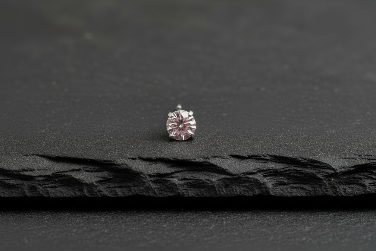 Pink Gem Prongs