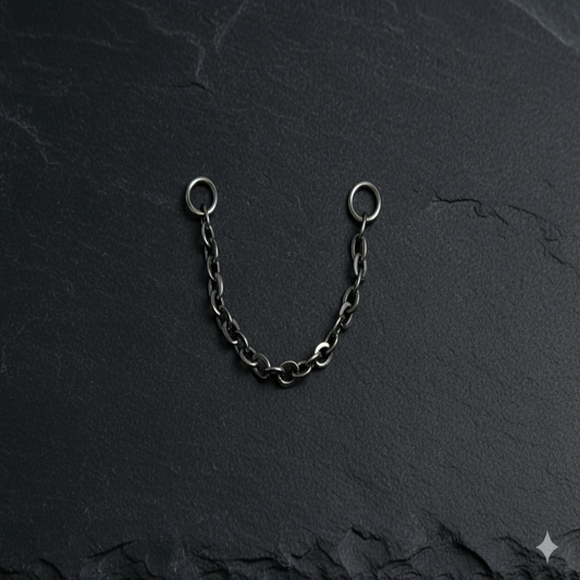 Slick Link — Cadena de piercing de titanio (30mm)