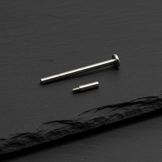 Extensores de joyería de titanio para perforaciones