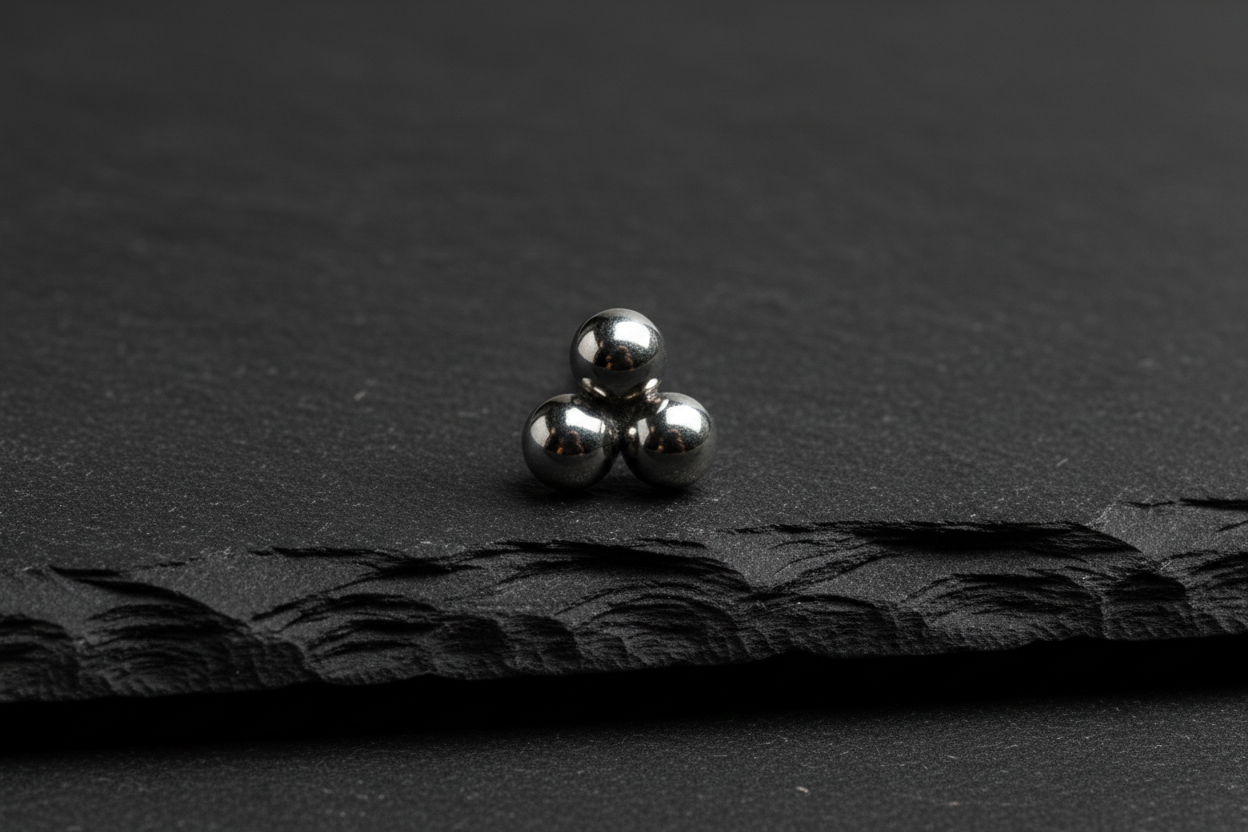 Triple Bead Threadless End
