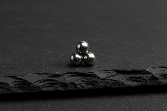 Triple Bead Threadless End