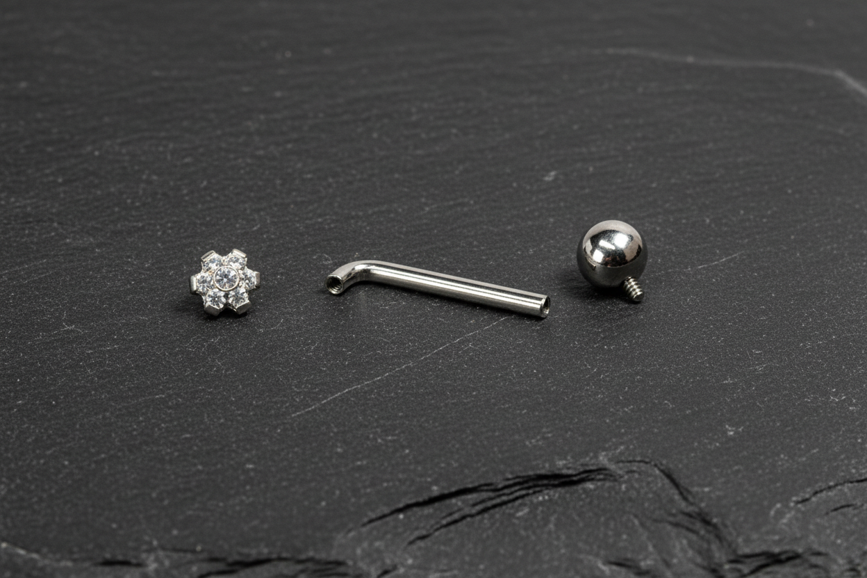 Barres de piercing Christina en titane