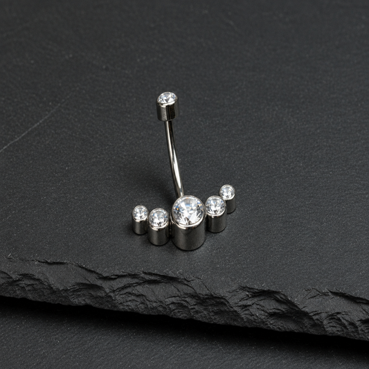 Crescent Spark Navel Jewelry product image
