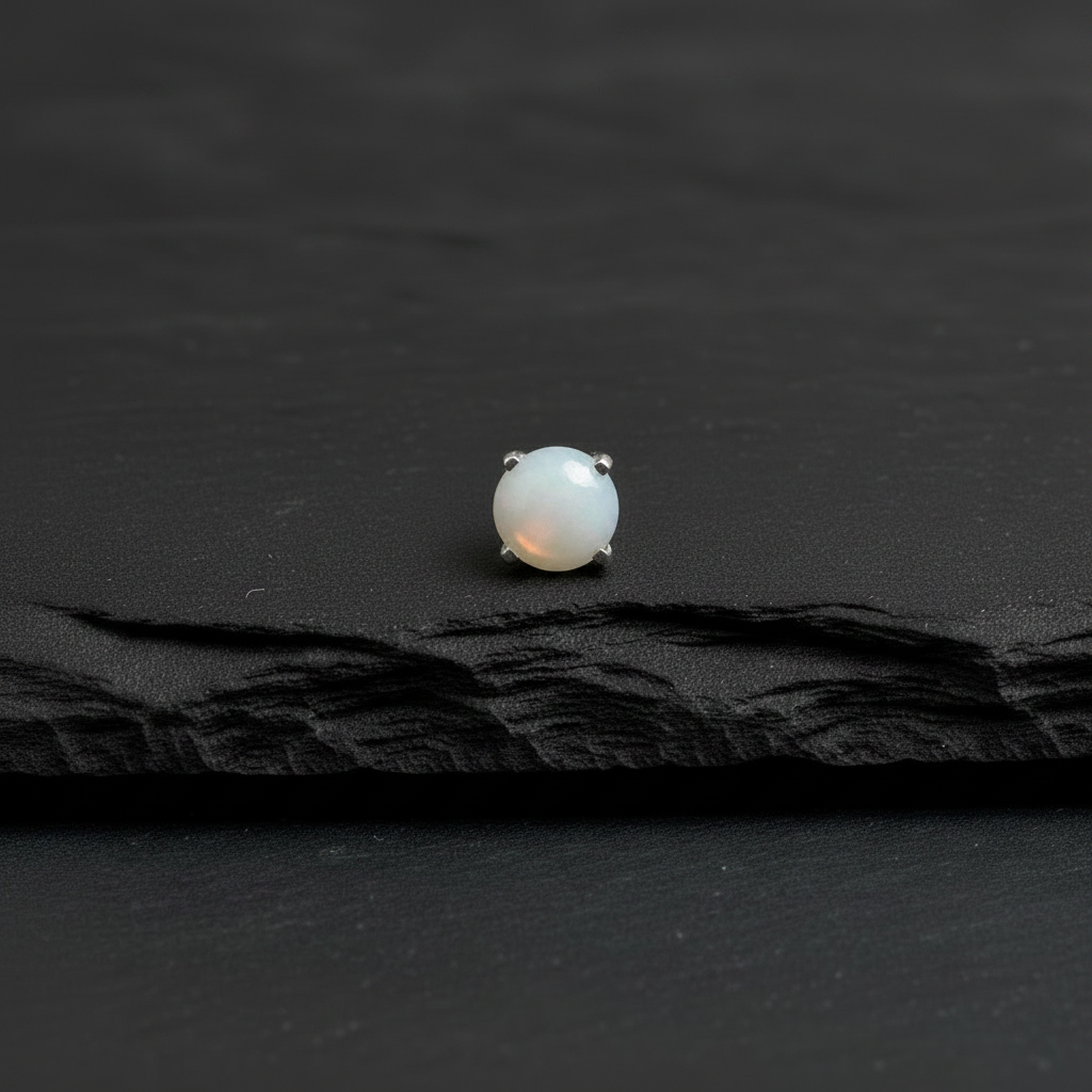 White Jade Semi-Precious Stone