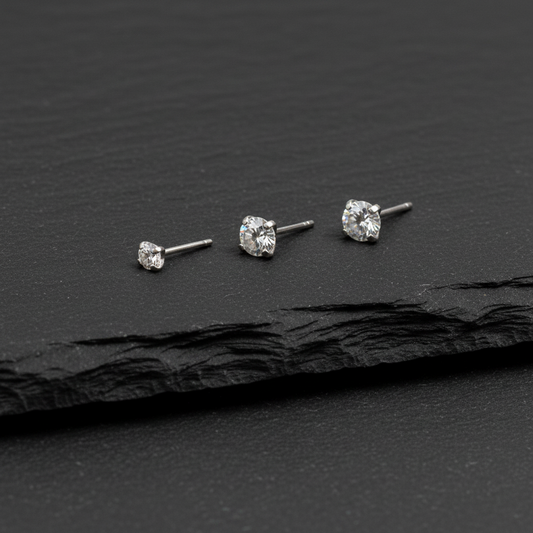 CZ Prong Threadless End | 2mm–5mm |