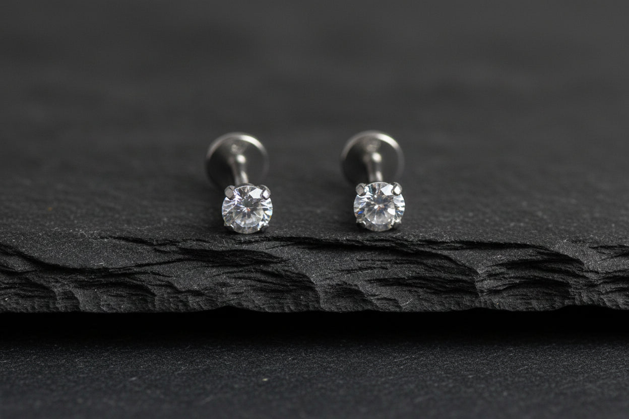 Crystal Stud Earring Pairs