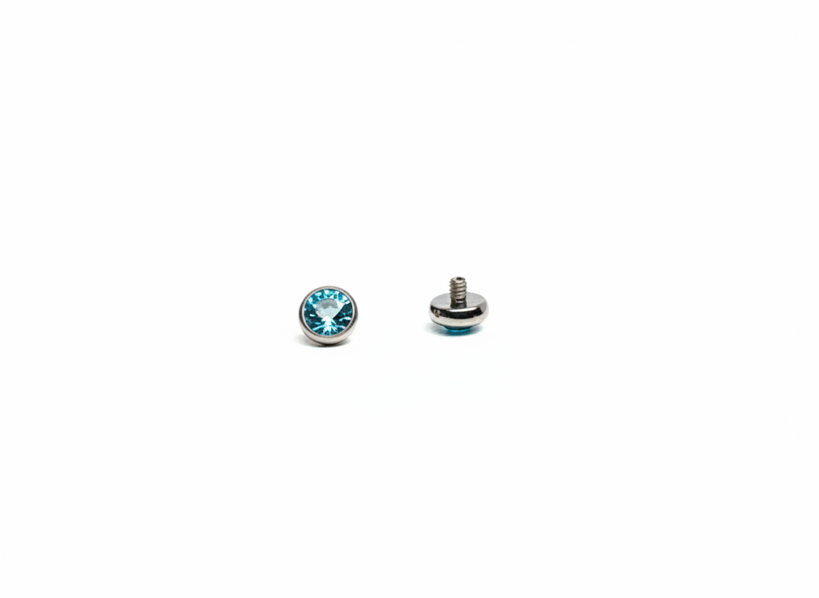 Gemstone CZ Dermal & Surface Top