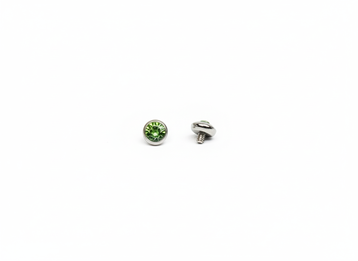 Gemstone CZ Dermal & Surface Top