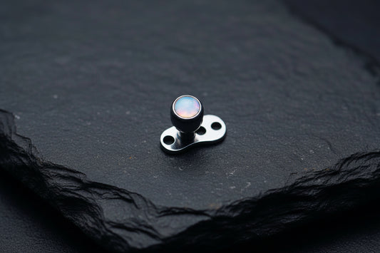 Honey Glass Titanium Dermal Top