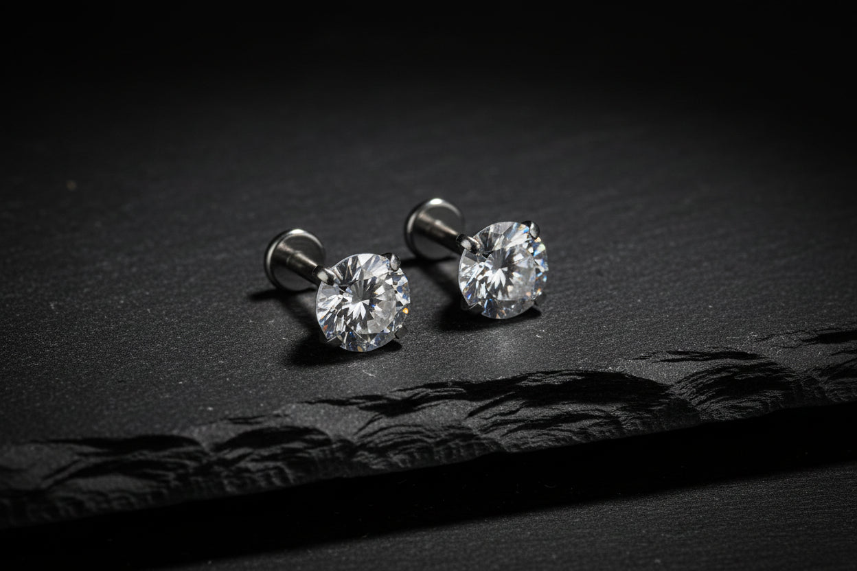 Crystal Stud Earring Pairs