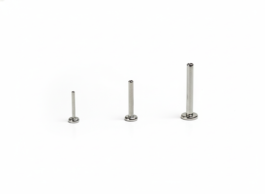 Threadless Labret/Flatbacks (14G)