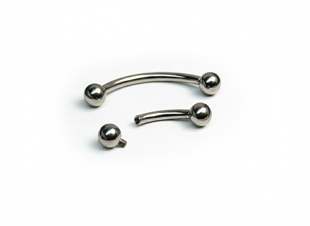 Curved Barbell with Ball Ends | 12G |