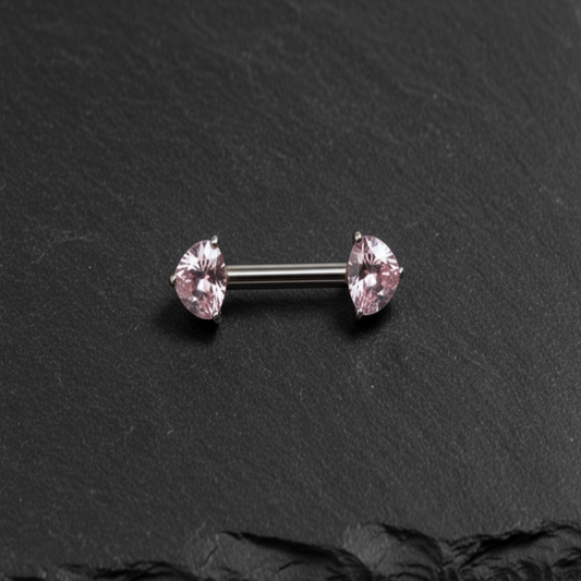 Pink Gem Nipple Jewelry