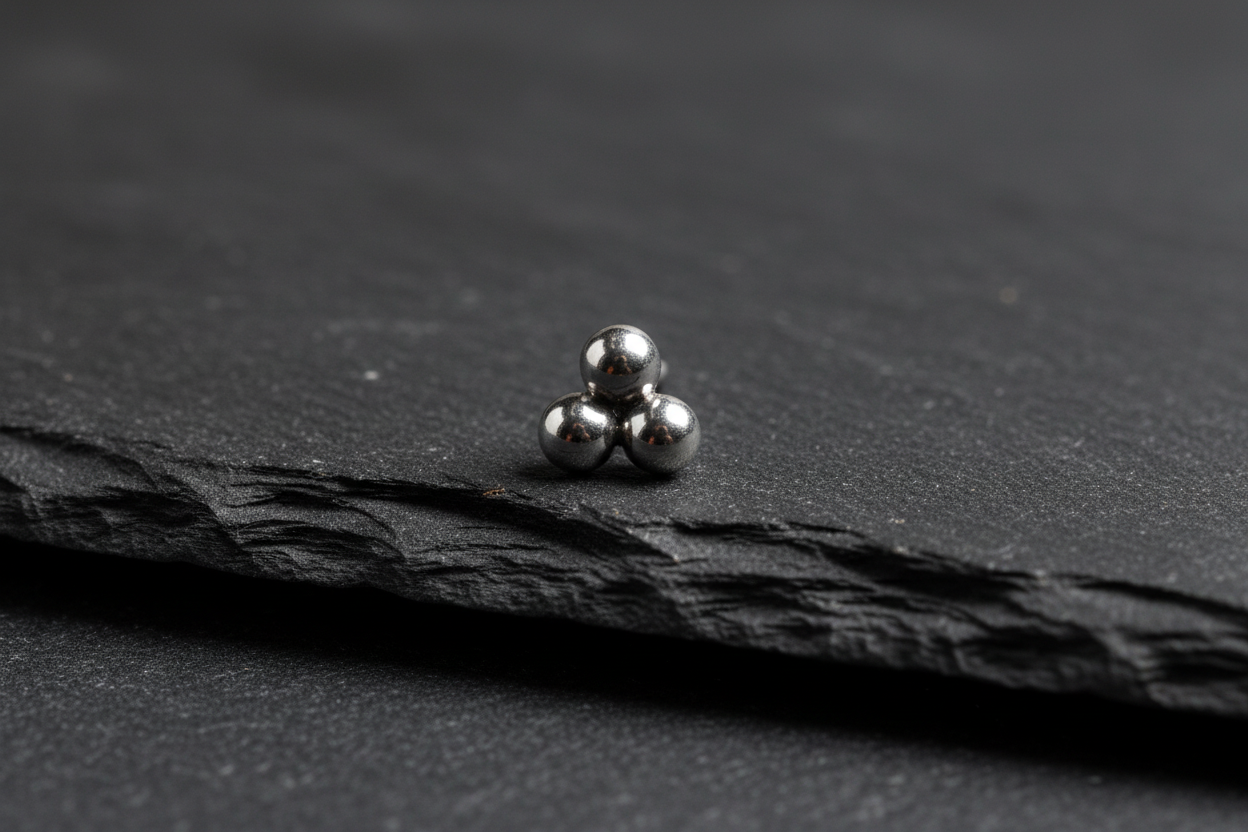 Triple Bead Threadless End