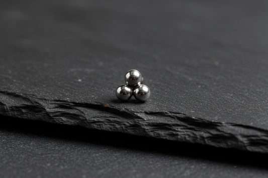 Triple Bead Threadless End