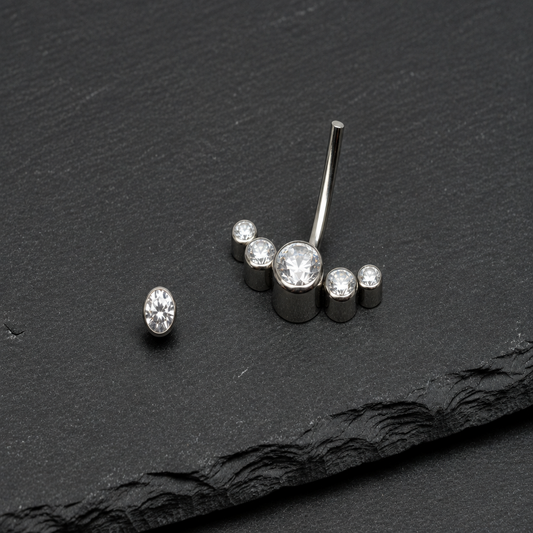 Crescent Spark Navel Jewelry product image