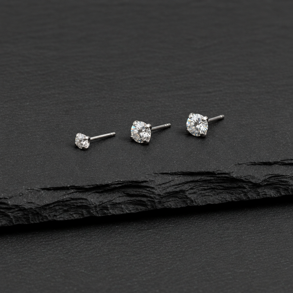 CZ Prong Threadless End product image