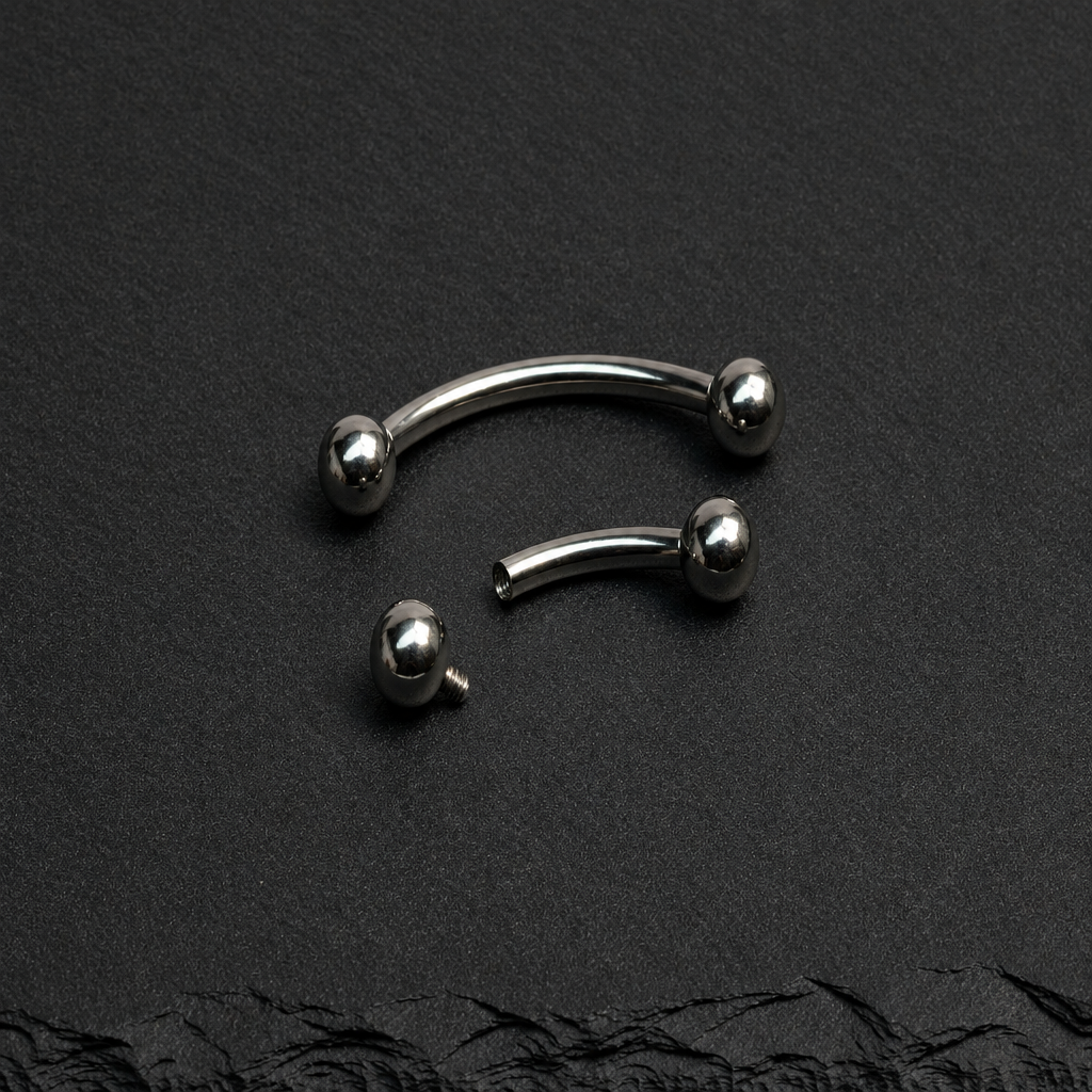 Curved Barbell with Ball Ends 12G product image
