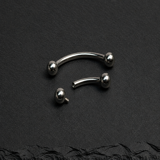 Curved Barbell with Ball Ends 12G product image