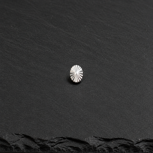 Ribbed Disc Labret End product image