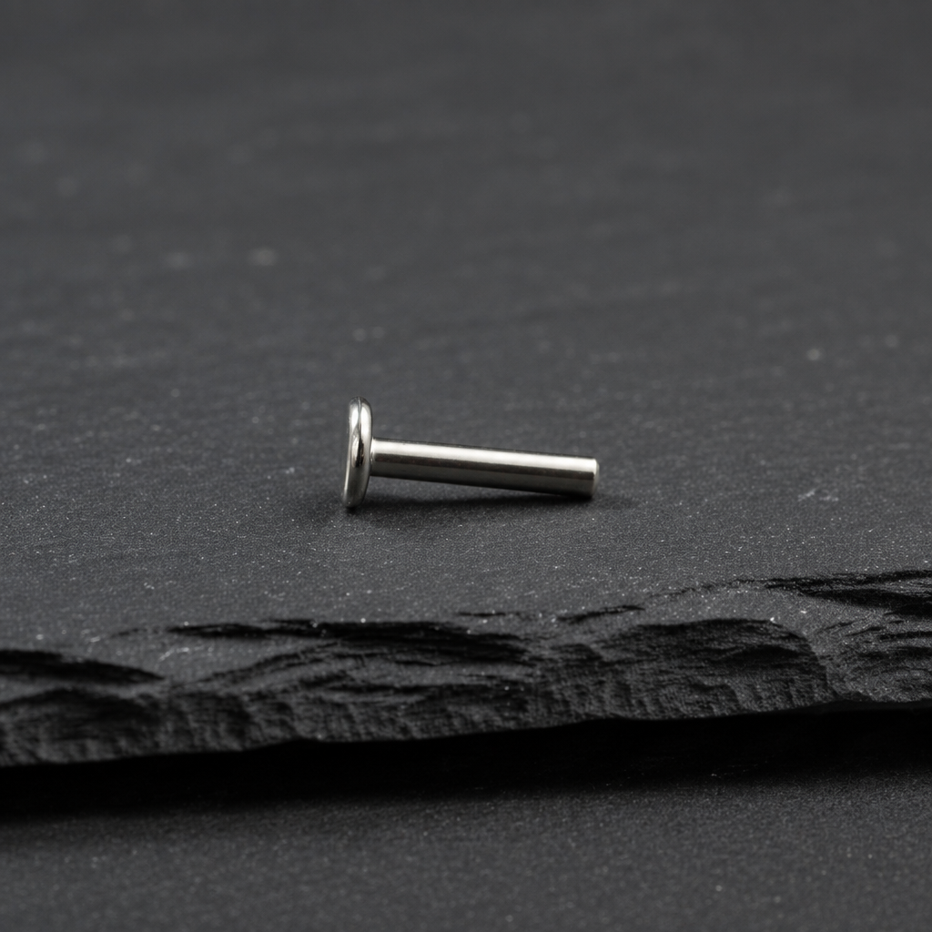20G 18G Threadless Labret Flatback Post product image