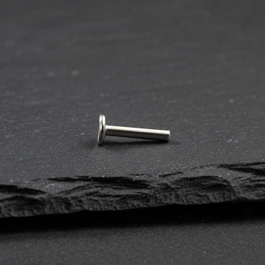 20G 18G Threadless Labret Flatback Post product image