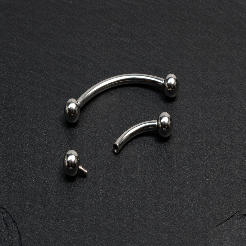 Curved Barbell with Ball Ends product image