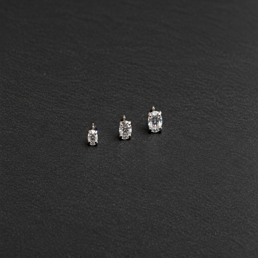 CZ Prong Threadless End product image