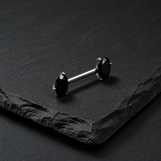 Black Gem Nipple Jewelry product image