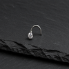 CZ Nostril Screw Prong Bezel Set product image